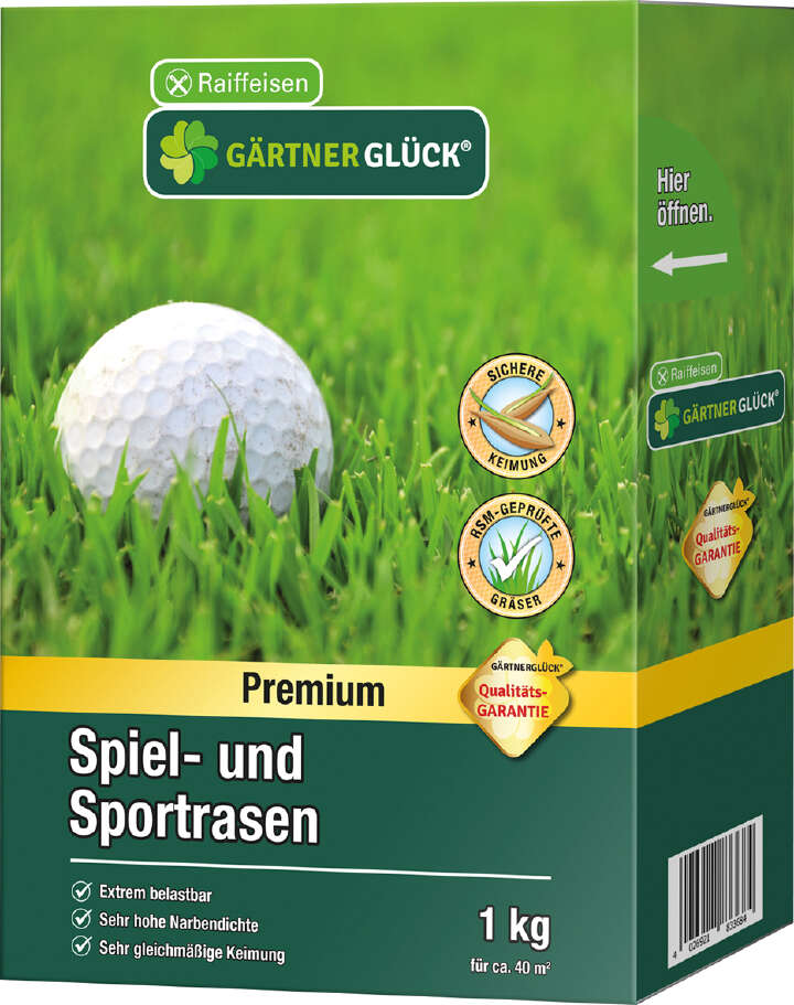 GÄRTNERGLÜCK Premium Spiel-Sportrasen